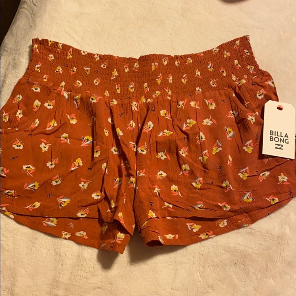 Billabong floral print shorts